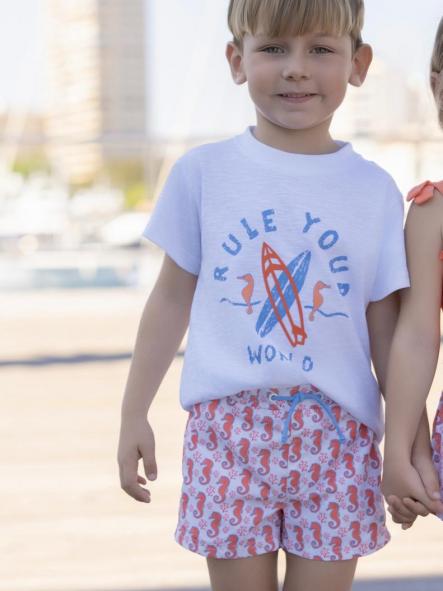Miranda Bañador Infantil Niño Estampado Caballitos de Mar 0809/B [1]