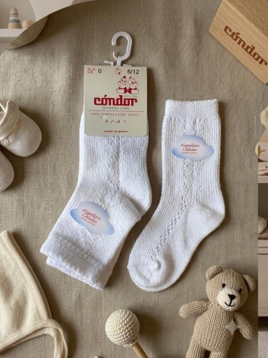 Cóndor Calcetines Cortos  Aldodon  Calido  2592/4 Blanco
