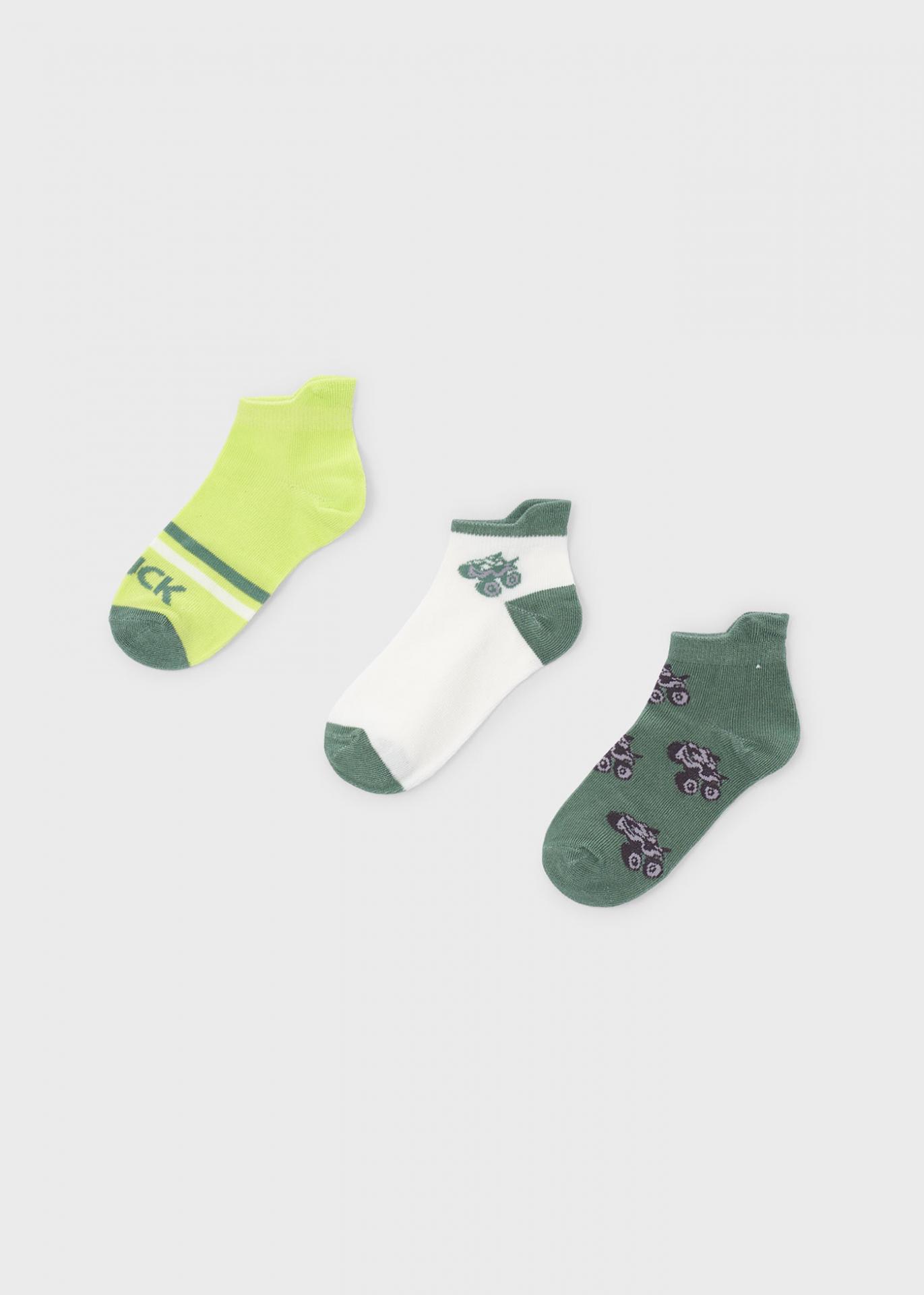 Mayoral Set 3 calcetines 26-10183-055 Verde