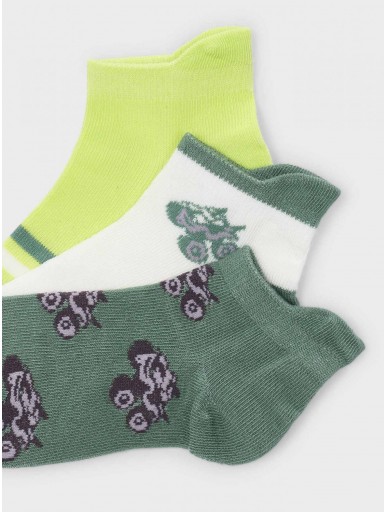 Mayoral Set 3 calcetines 26-10183-055 Verde [1]