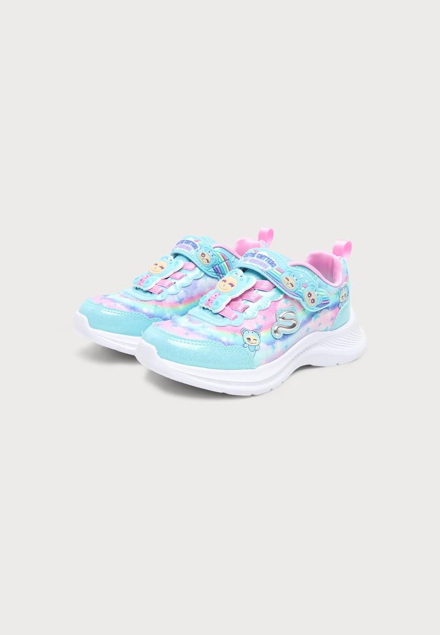 Skechers Deportivo Sneaker Infantil Multicolor Lavable Cutie Critters 302363L-TQMT