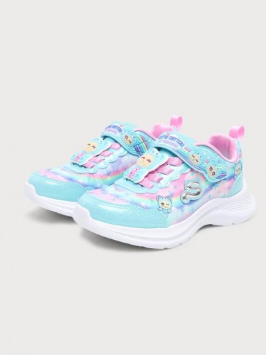 Skechers Deportivo Sneaker Infantil Multicolor Lavable Cutie Critters 302363L-TQMT