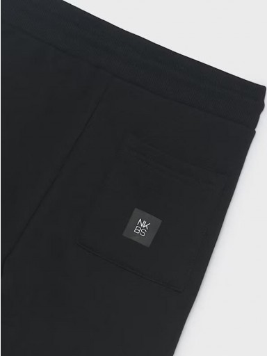 Mayoral Pantalón Felpa Básico Puños 16-00705-049 Negro  [2]