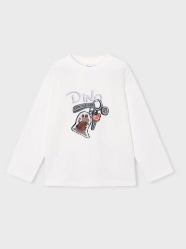 Mayoral Camiseta M/L Lenticular 16-04010-017 Nata [0]