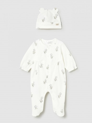 Mayoral Pelele y gorro 26-01706-087 Crudo  [0]