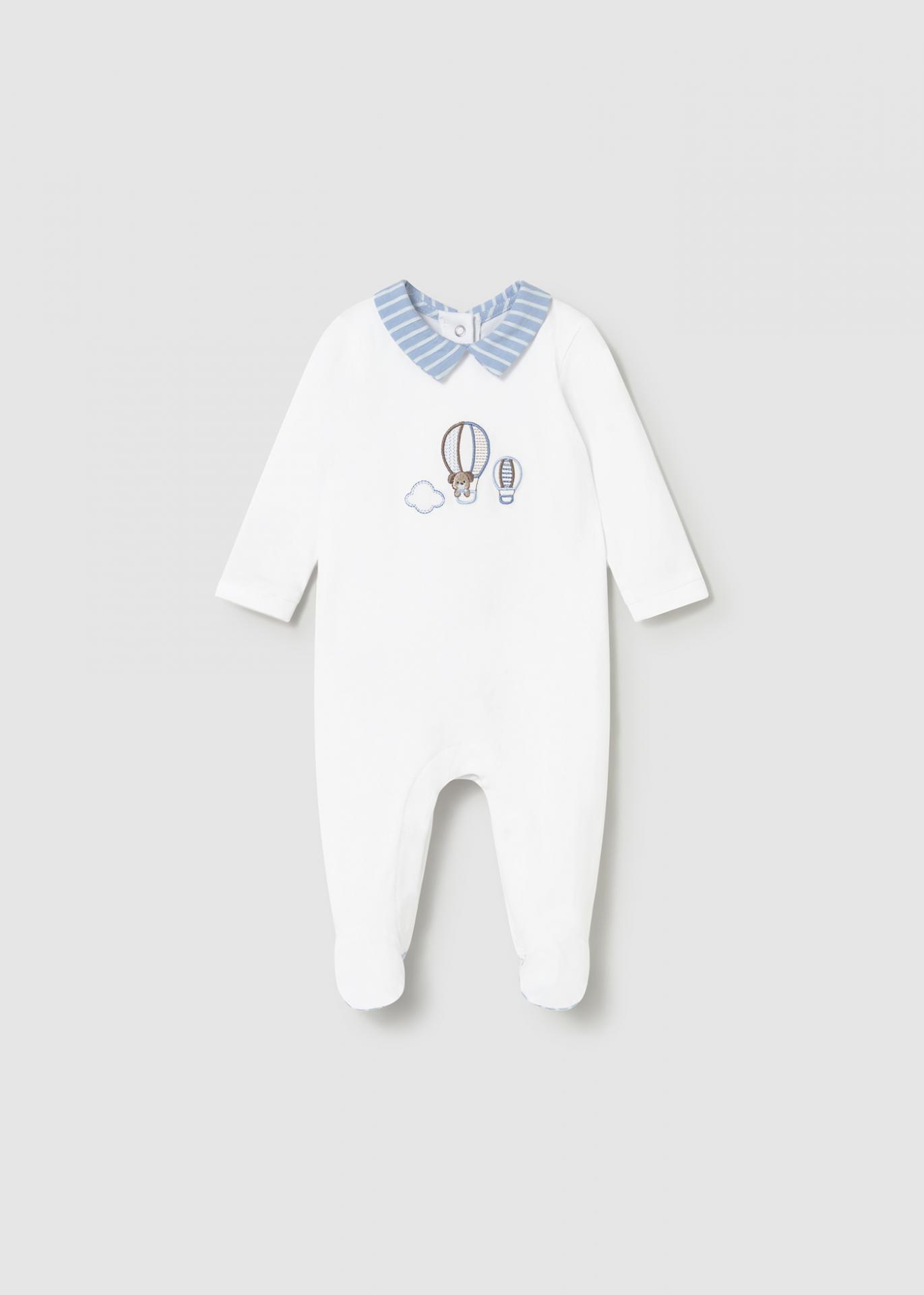 Mayoral Pelele largo cuello 26-01742-077 Blanco