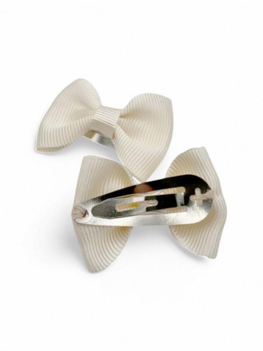 Inca Set 2 Lazos 4cm con Clip 20802 Crudo [2]