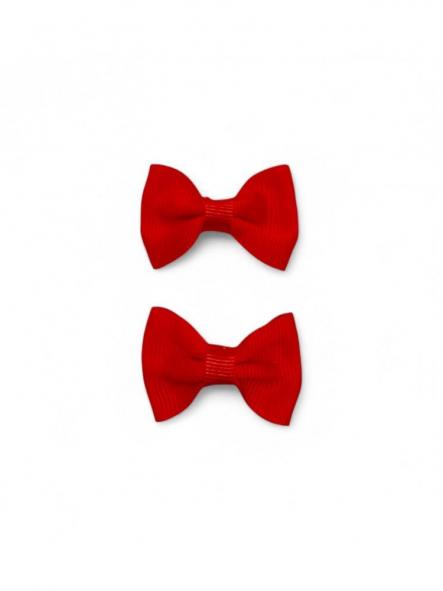 Inca Set 2 Lazos 4cm con Clip 20807 Rojo [1]