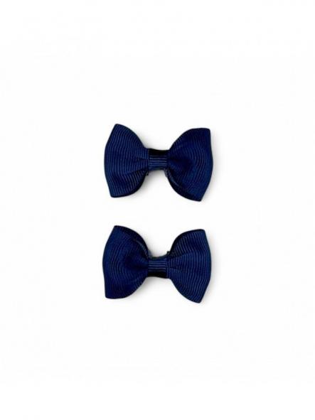 Inca Set 2 Lazos 4cm con Clip 20810 Marino [1]