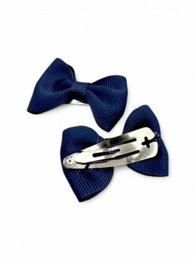 Inca Set 2 Lazos 4cm con Clip 20810 Marino [3]
