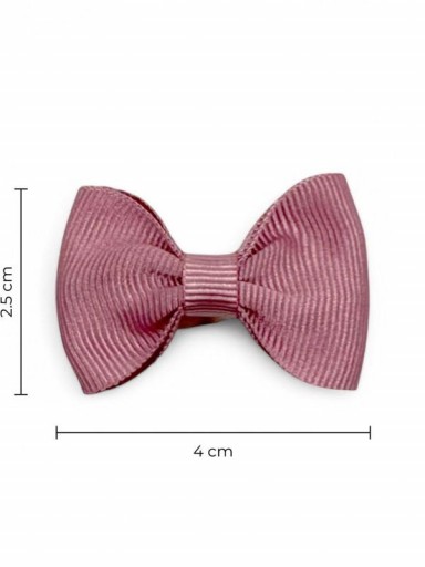 Inca Set 2 Lazos 4cm con Clip 20827 Rosa Palo [3]