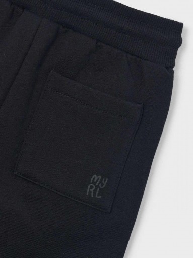 Mayoral Pantalón Felpa Básico Puños 16-00725-065 Negro [2]