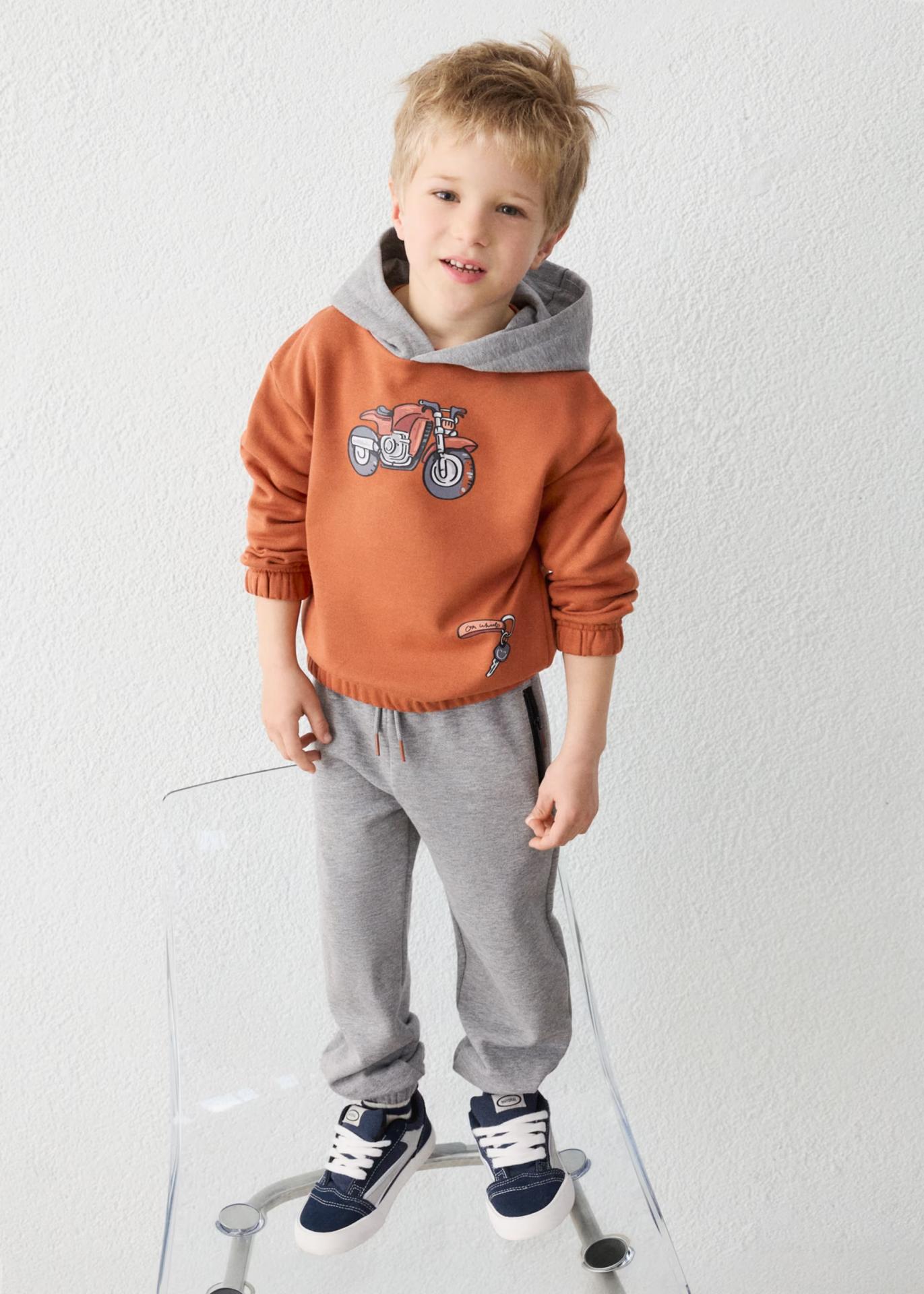 Mayoral Chándal Pullover "Moto" 16-04806-015 Teja