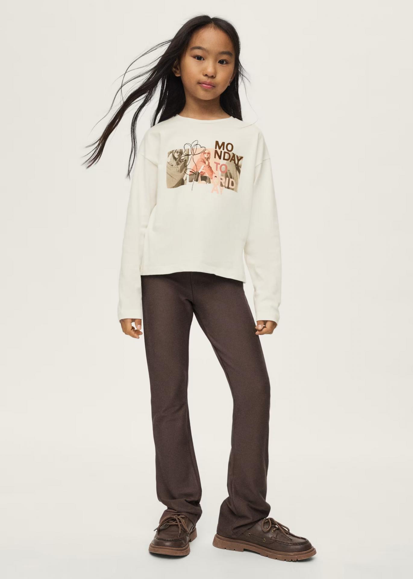 Mayoral Conjunto Leggins Punto Textura 16-07762-028 Café
