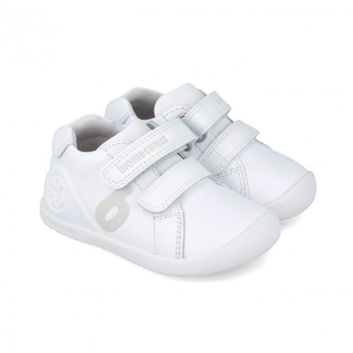 Biomecanics Deportivos Piel Bebe Blanco Velcro Logo 251010-C050 Blanco [0]