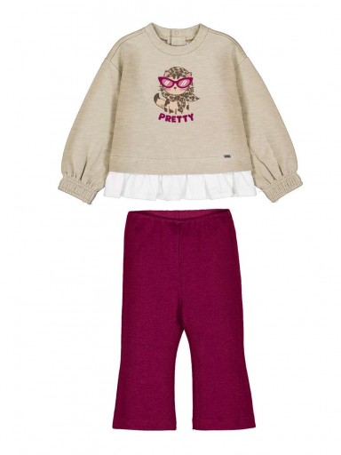 Mayoral Conjunto Leggins Flare 16-02705-047 Framboise