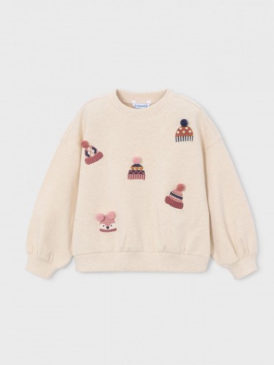 Mayoral Pullover Bordado 16-04405-075 Semilla