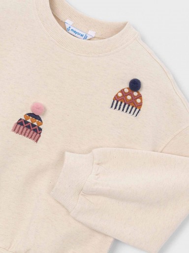Mayoral Pullover Bordado 16-04405-075 Semilla  [2]
