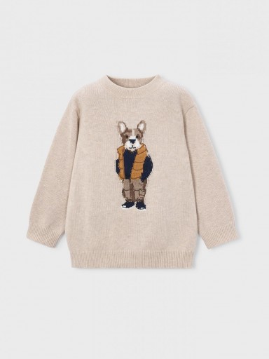 Mayoral Jersey Intarsia 16-04306-019 Cereal [1]