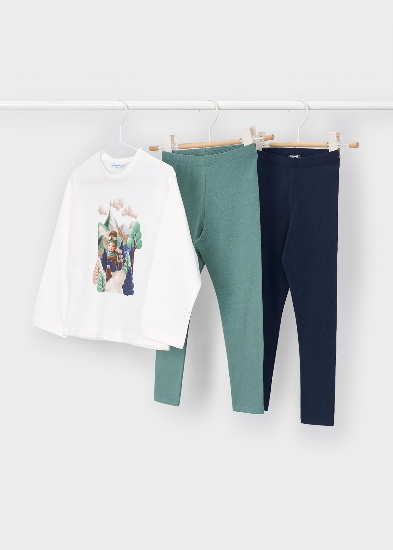 Mayoral Conjunto Leggins 3 Piezas 16-04735-046 Laurel