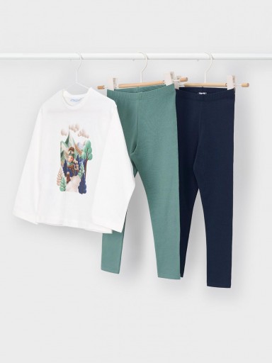 Mayoral Conjunto Leggins 3 Piezas 16-04735-046 Laurel 