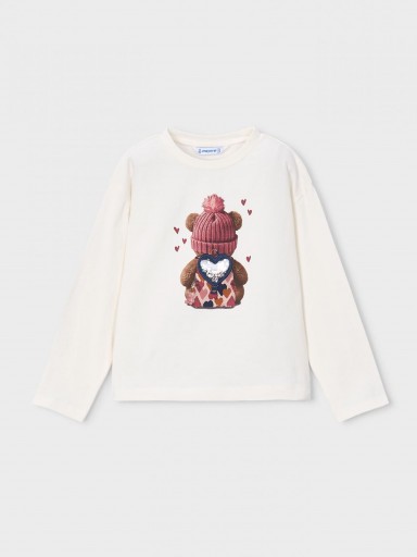Mayoral Camiseta M/L 16-04027-017 Crudo 