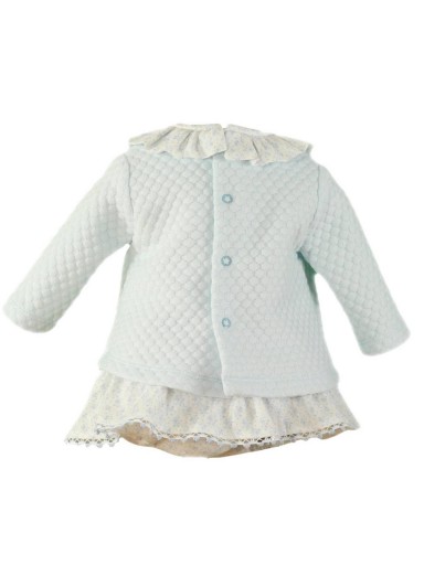 Miranda Conjunto Bebe Sudadera Celeste Gatito Braguita Volante 0026/23 [1]