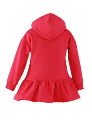 Miranda Vestido Infantil Fucsia Vuelo Capucha Nel Blue 34/1413/V [1]