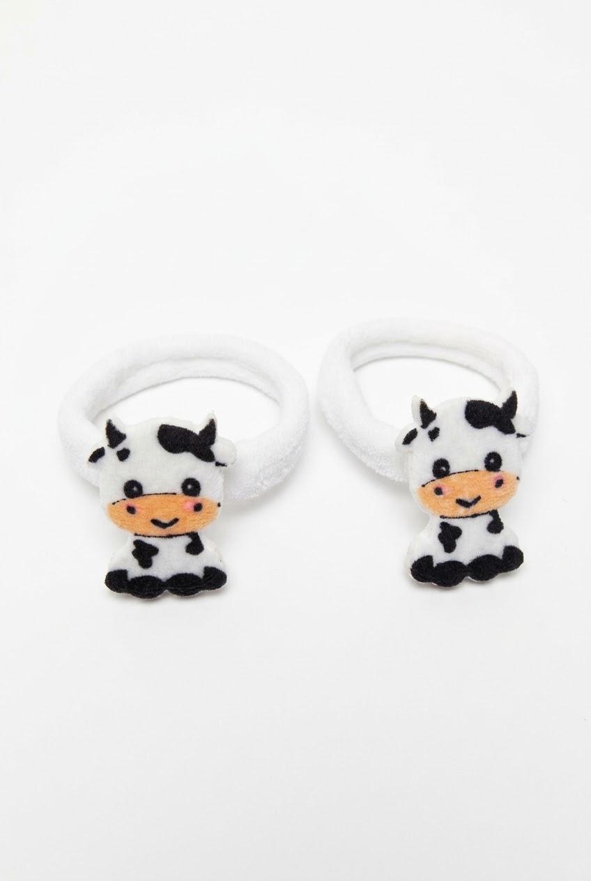 Inca Set 2 Gomas Grandes Vaquita Blanco 44349