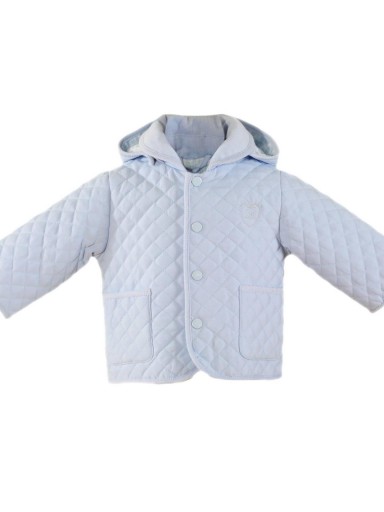 Miranda Chaquetón bebe azul acolchado cuello pana 034/0049/A [1]