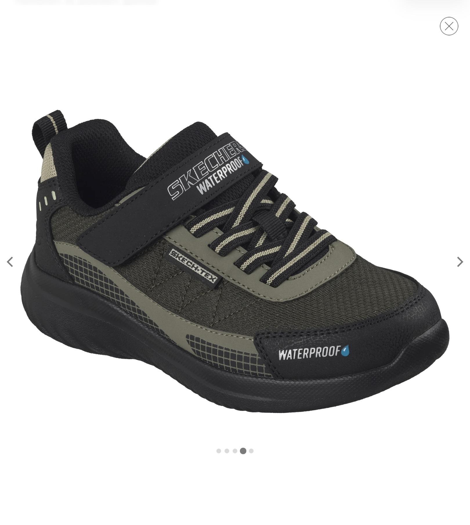 Skechers Deportivo Infantil Gris Waterproof 406341L BKOL