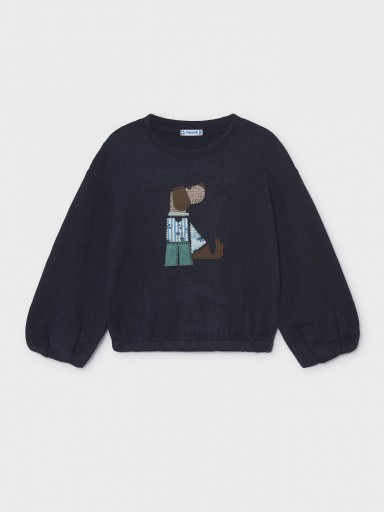 Mayoral Pullover Tricot Por Metro 16-04406-022 Marino