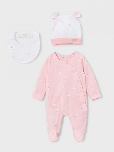 Mayoral Set regalo pijama largo recien nacido 26-01728-082 Rosa Baby [0]