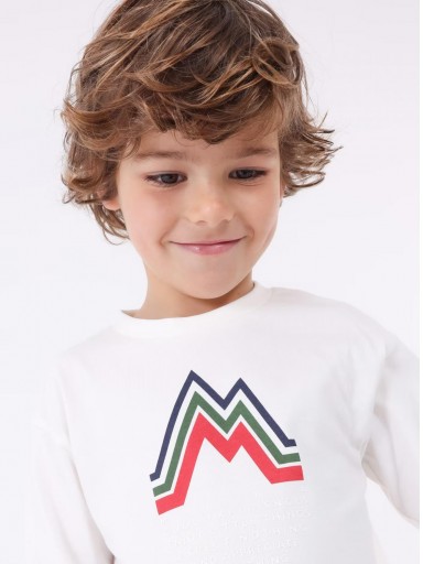 Mayoral Camiseta m/l "cool" 04016-037 Nata [1]