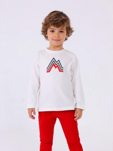 Mayoral Camiseta m/l "cool" 04016-037 Nata [2]