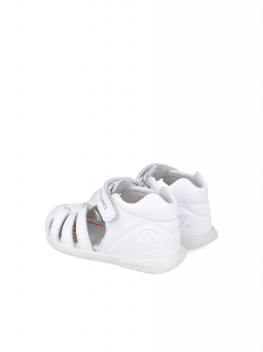 Biomecanics Biogateo Casual Sandalia Napa Blanca Básica tiras 252123 D050 [3]