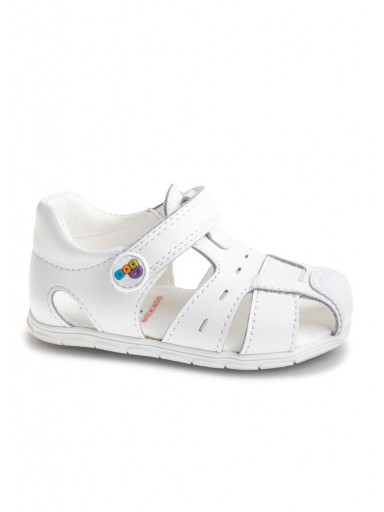 Pablosky Sandalia Plus Piel Blanco Piso Zig 051902