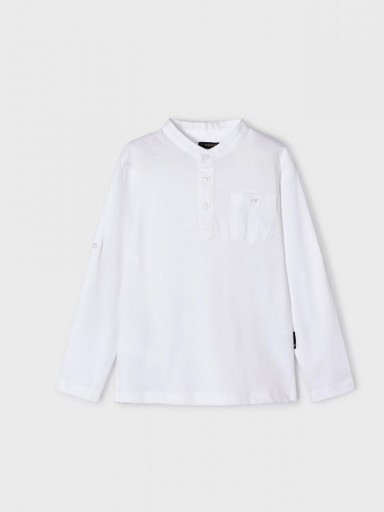 Mayoral Polo m/l cuello mao 03181-043 Blanco [2]