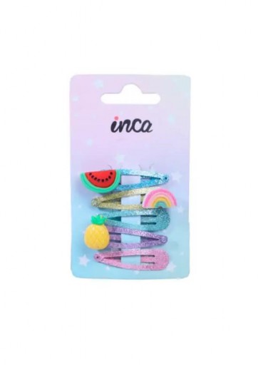 Inca Set 5 clips frutas 43544