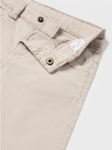 Mayoral pantalón sarga slim fit bebé 24-00506-051 Crema [2]