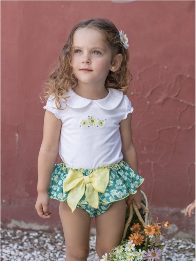 Nekenia Conjunto Bebé Tigre Camiseta Bordado Flores Braguita Estampado Lazada 22VC35 [0]