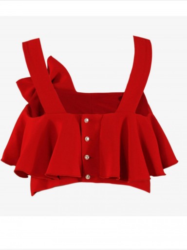 Miranda conjunto infantil  top y pantalon largo rojo "Lepus" 0353/23 [2]