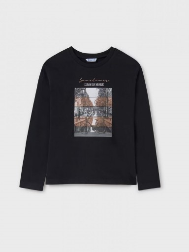 Mayoral Camiseta M/L foto 14-07009-089 Negro