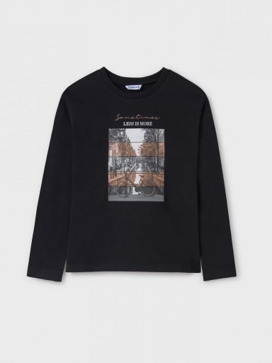 Mayoral Camiseta M/L foto 14-07009-089 Negro [1]