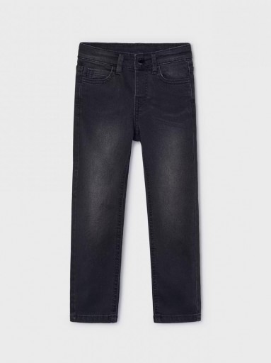 Mayoral Pantalón tejano slim fit básico 14-00504-040 Negro [1]