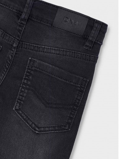 Mayoral Pantalón tejano slim fit básico 14-00504-040 Negro [2]
