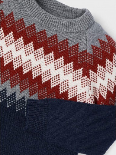Mayoral Jersey Jacquard posicionado 14-04340-060 Marino [1]