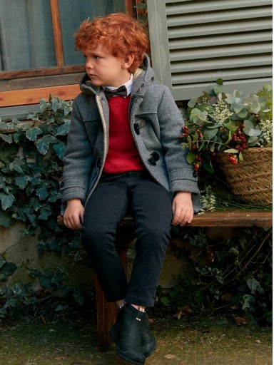 Mayoral Pantalón punto smart 14-04528-046 Negro