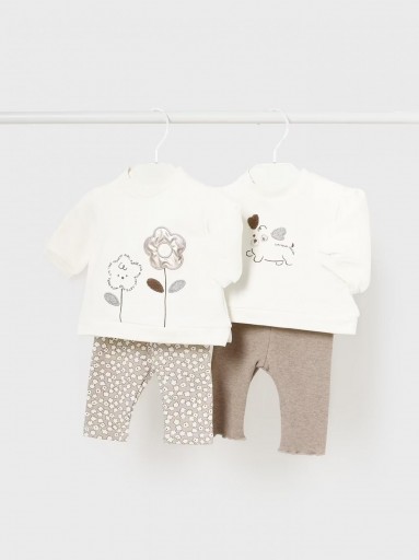 Mayoral Conjunto leggins 4 piezas 14-02786-021 Tiramisu