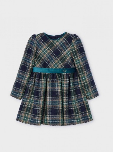 Mayoral Vestido cuadros 14-04911-071 Marino-bot